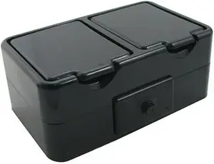 Schneider Electric waterproof double socket with switch/ground 16A IP44 black Nt-230H (NT230H05)