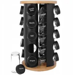 Spice rack with jars Brunbeste BB-2771 rotating large 21-piece
