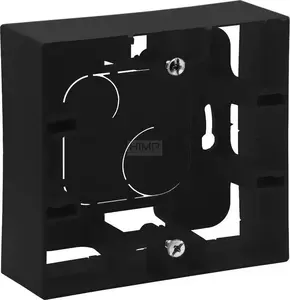 Накладная монтажная коробка Legrand Niloe Step 863597 одиночная, черная
