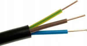 Zemes elektroenerģijas kabelis Śląsk YKY 3x4 mm² 0,6/1 kV uz spoles