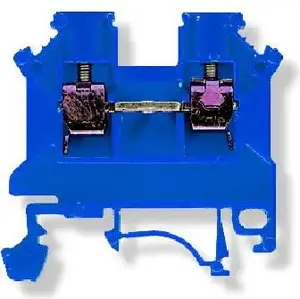 Клеммная колодка Simet ZSG 1-4.0Nn, 2-проводная, 4 мм², синяя