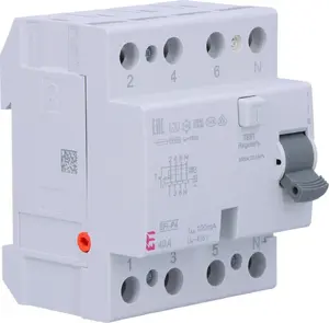 Выключатель дифференциального тока 4P 40A 0,1A Eti-Polam EFI-P4 A 40/0.1 (MPN 002061522)
