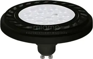 LED bulb NOWODVORSKI Lens 9213 9W GU10 4000K ES111 black