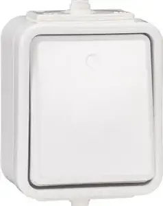 Single-pole Wall Switch Schneider Electric WNT100C01 — white, single circuit