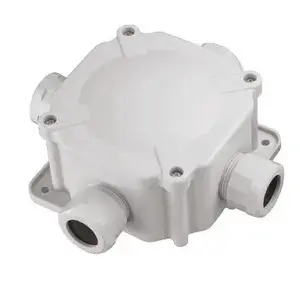 Соединительная коробка PAWBOL A.0036 IP67, 4× ввод PG21.5, 5 клемм, серая