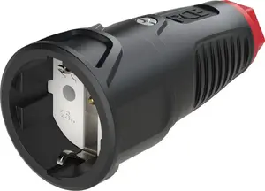 Portable Rubber Schuko Socket PCE TAURUS2 2510-sr 16A 2P+Z 230V VDE IP20