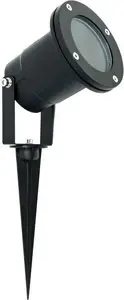 Outdoor garden light GTV DIEGO GU10 max 35W IP65 AC220-240V 50/60Hz black