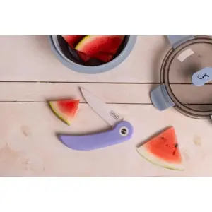 Ceramic Picnic Knife Lurch DE5500010382, light violet handle