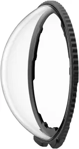 Camera lens guard Insta360 X4 Air — compatible lens protector, black/transparent, 39 g