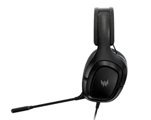 Austiņas Acer Predator Galea 315 — vadu circumaurālas spēlēm, 20–20000 Hz, 320 g, melnas