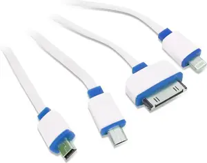USB kabelis OMEGA OUCK4WBL — USB-A, 1 m, zils