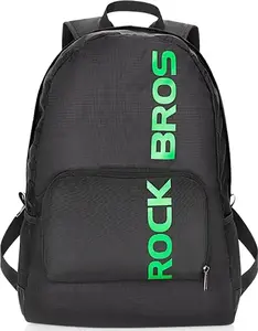 Salokāms ūdensnecaurlaidīgs sporta mugursoma Rockbros 18 l, 46.5×38 cm, melna