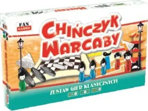 Настольная игра Fan Chińczyk i warcaby FAN — набор для китайских шашек и шашек от Fan