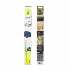 Cable Organizer Tie 64mm 2-pack, flexible re-usable twist tie, neon yellow