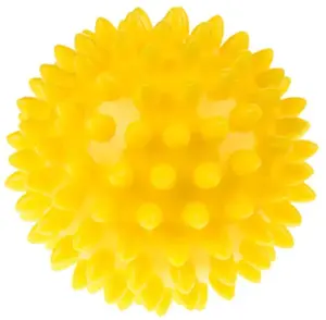 Rehabilitation ball Tullo Fizjo 6.6 cm yellow (REF851) for physiotherapy and hand exercises