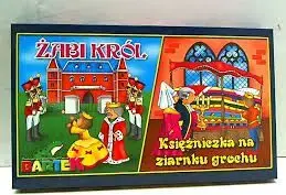 Board Game No name — 2 gry Żabi król / Księżniczka na ziarnku — Polish edition