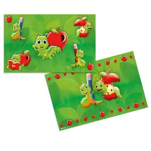 Desk pad TEKA HERMA 19648 — cardboard desk protector, 350×550 mm, multicolour