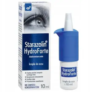 Acu pilieni Polpharma STARAZOLIN HydroForte 10 ml – oftalmoloģisks šķīdums mitrināšanai un smērēšanai