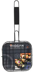 Grill Rack for Burgers Vaggan 49 x 21.1 cm — metal non-stick black