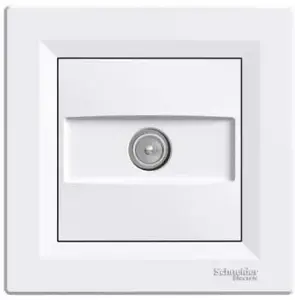 Антенный розеточный выход (конечный) Schneider Electric Asfora EPH3200121 1 дБ белый