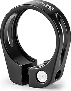 Seatpost Clamp Rockbros for saddle, alloy clamp for 27.2 mm and 28.6 mm seatpost, screw fastening, black