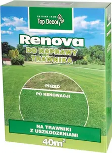 Top Decor Renova zāles sēklu maisījums 1 kg — zāliena atjaunošanas maisījums (TD9615)