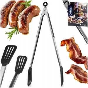 Grill tongs ORION 143914 — steel, 44 cm length