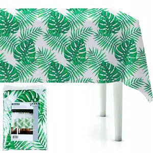 Tablecloth Vilde Cerata oilcloth leaves 180x130 cm, waterproof protective table cover