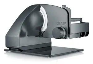 Slicer Graef M95F electric 170 W, max slice thickness 20 mm, black metal, 230 V