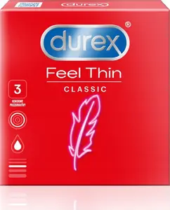 Lateksa prezervatīvi No name DUREX_Feel Thin Classic, 3 gab., standarta izmērs