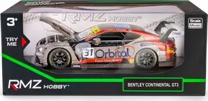 Металлическая модель автомобиля Daffi Bentley GT32019 масштаб 1:32, серия RMZ Hobby H-114