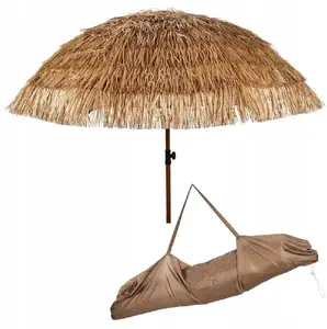 Пляжный и садовый зонт ProBeach 120 см, модель 489339, деревянный стояк, диаметр купола 120 см