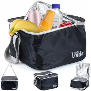 Thermal Cooler Bag Vilde 18L Black — insulated lunch and picnic bag