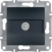 TV розетка конечная Schneider Electric Asfora EPH3200171 антрацит без рамки