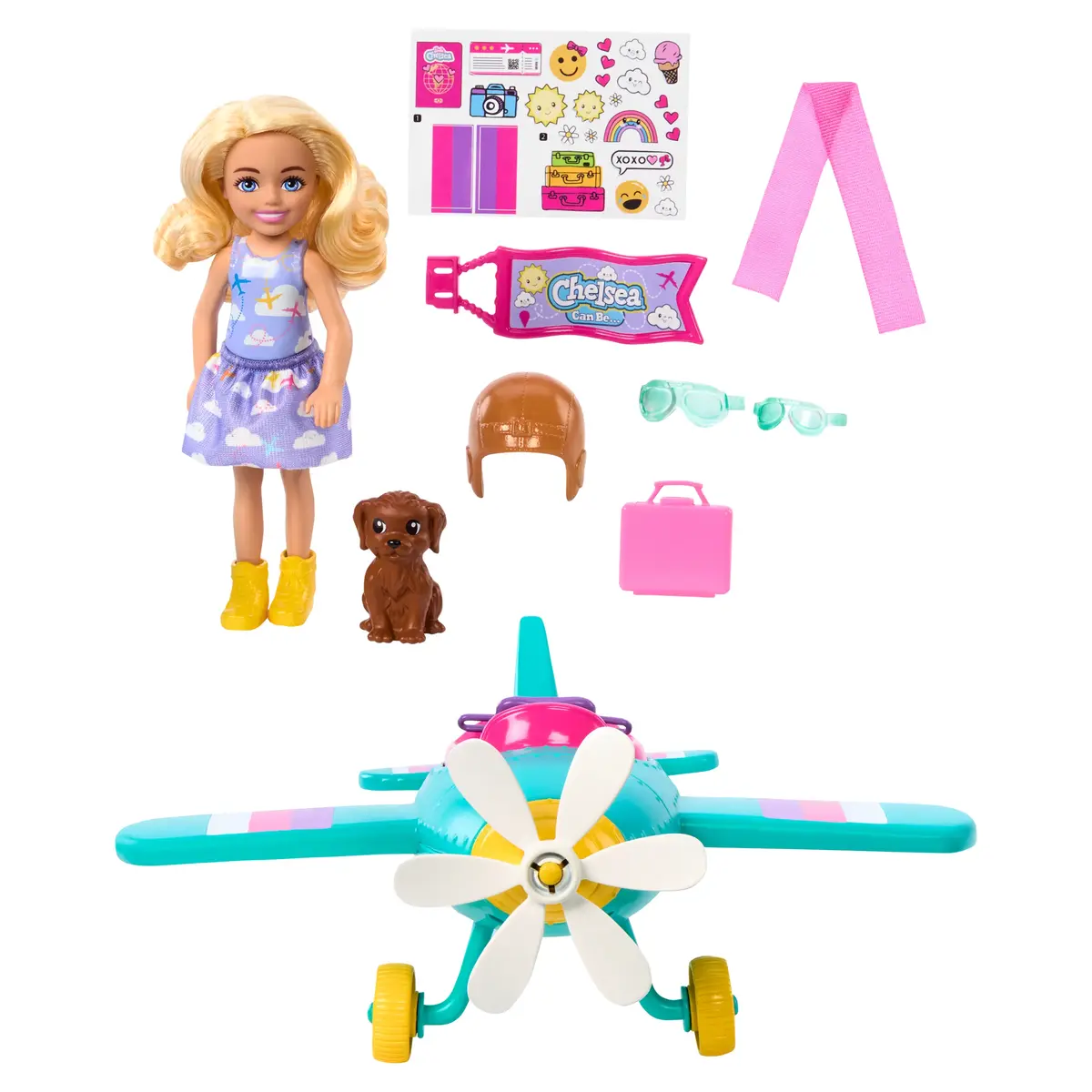 BARBIE Chelsea Can Be… Plane — lelle un spēļu komplekts Photo 4