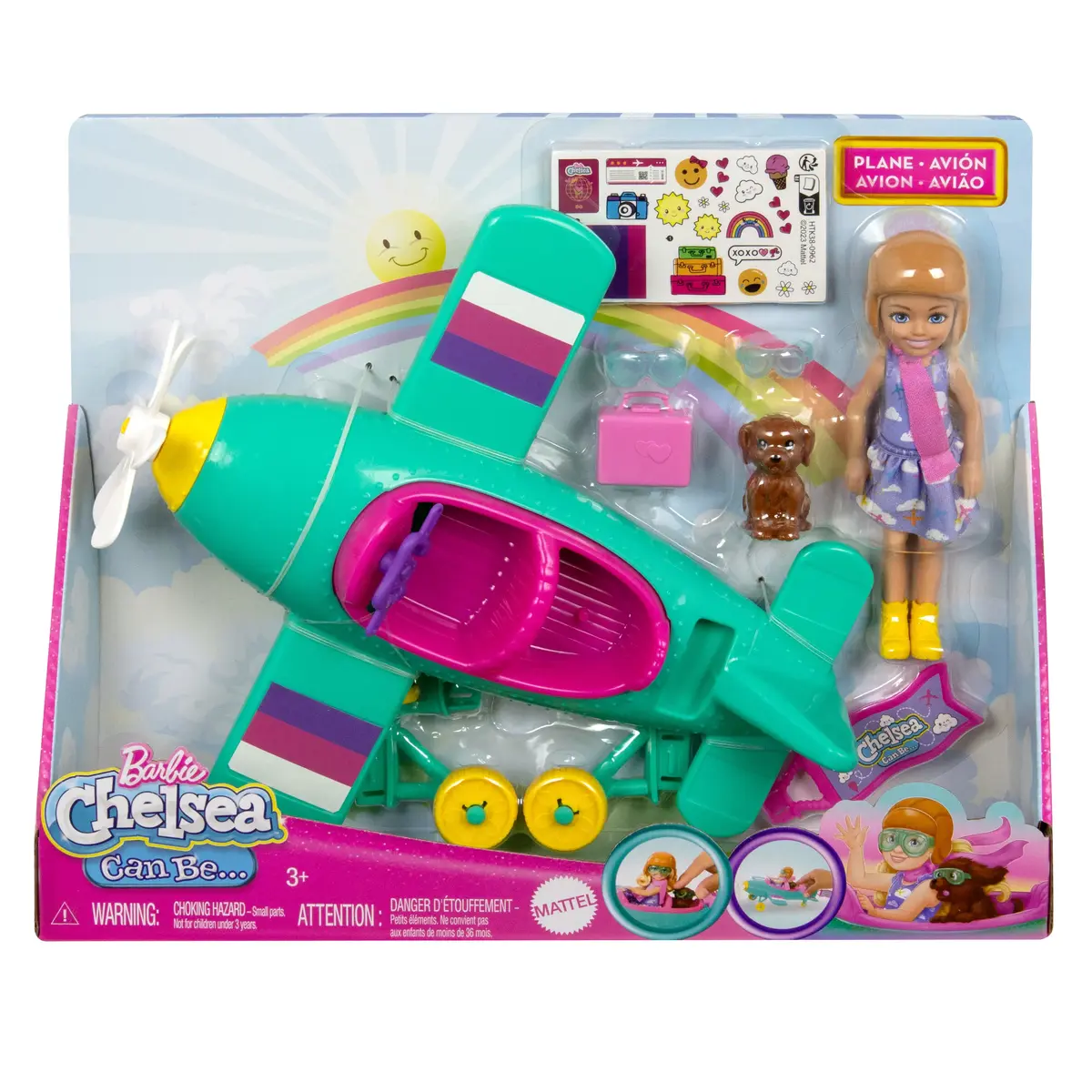 BARBIE Chelsea Can Be… Plane — lelle un spēļu komplekts Photo 6