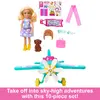 BARBIE Chelsea Can Be… Plane — lelle un spēļu komplekts Photo 9