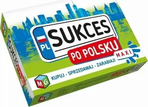 Galda spēle Multigra Sukces po polsku Maxi — ģimenes izglītojošs kvīzs, poļu valodas izdevums