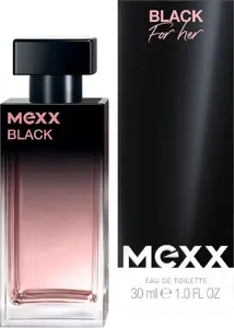Tualetes ūdens Coty MEXX Black for Her 30 ml — sieviešu aromāts, 30 ml