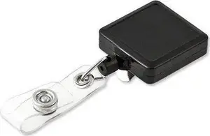 Retraktor Retract-A-Badge ID kvadrātveida skava KEY-BAK modelis 0200-137 — žetona spole ar skavu