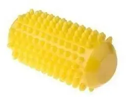 Masāžas rullis Tullo Fizjo 12,8 cm, dzeltena, modelis REF871 (terapeitisks rullis)