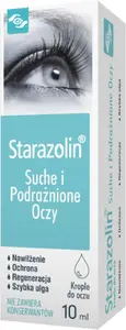 Acu pilieni Polpharma STARAZOLIN_Suche i podrażnione oczy 10 ml — sausām un kairinātām acīm