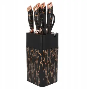 Kitchen knife set Brunbeste BB-3797 — 7-piece with storage block