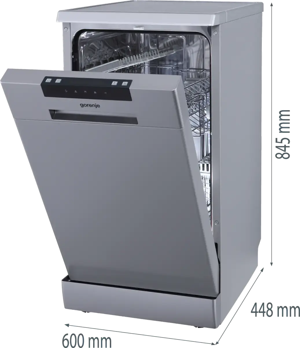 Gorenje GS522E10S посудомоечная 45 см, 10 комплектов Photo 4