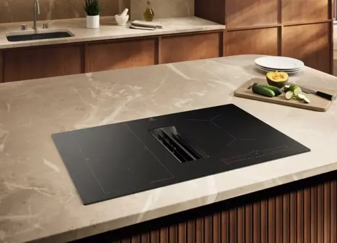 Electrolux ECC83443CZ induction cooktop with extractor 80 cm Photo 5