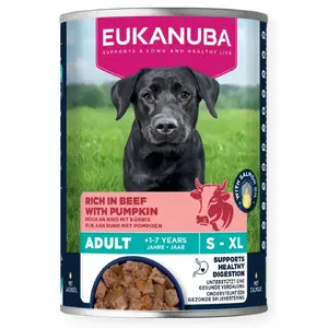 EUKANUBA Консервы для собак Adult говядина с тыквой 400 г
