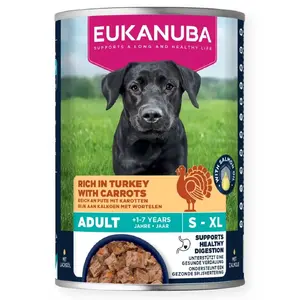 EUKANUBA Консервы для собак Adult Turkey & Carrot 400 г влажный корм