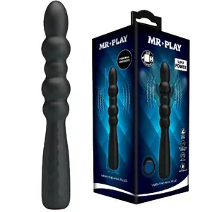 Anal plug MR PLAY model D-245188 — flexible vibrating anal plug, rechargeable