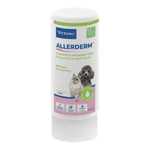 VIRBAC AllerDerm shampoo for dry and flaky skin for dogs and cats, 250 ml