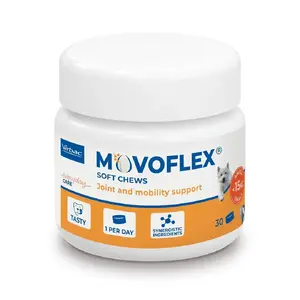 VIRBAC MOVOFLEX soft joint chewables for dogs, small size S, joint health supplement